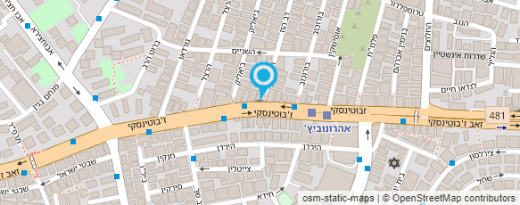 מפת הגעה אל הפלאפל של משה