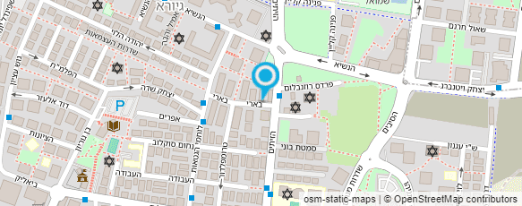 מפת הגעה אל מרכז יום לקשיש "הבית על הגבעה"