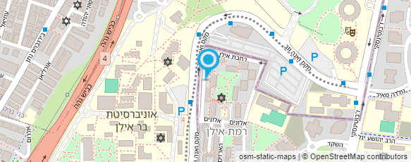 מפת הגעה אל גן אורנים