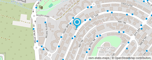 מפת הגעה אל סופר סת"ם מוסמך- תפילין ומזוזות