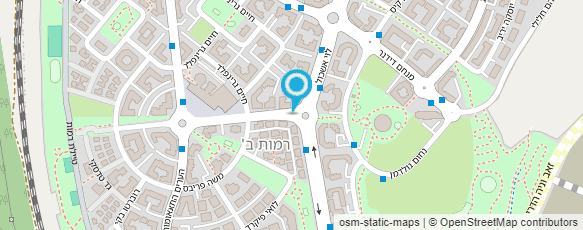 מפת הגעה אל ככר רמות