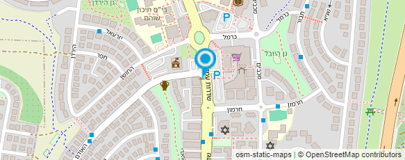 מפת הגעה אל מועדון אופניים TACC