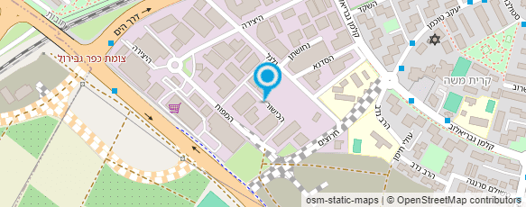 מפת הגעה אל גוטיקה יבוא ושיווק מוצרי אופטיקה בע"מ