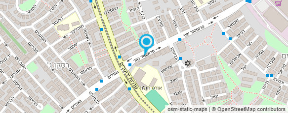 מפת הגעה אל שסתום ישראלי