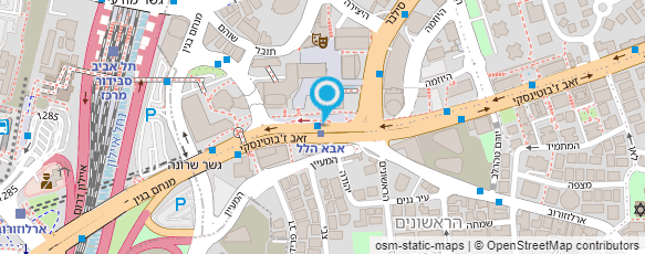 מפת הגעה אל מכון שניידר ללימודי קדם רפואה