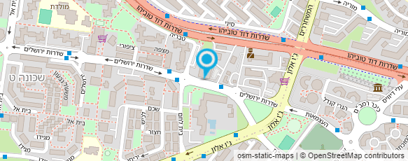 מפת הגעה אל מחסני השוק