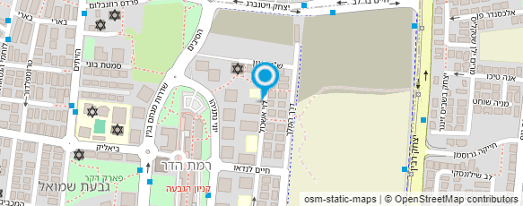 מפת הגעה אל גן ברושים