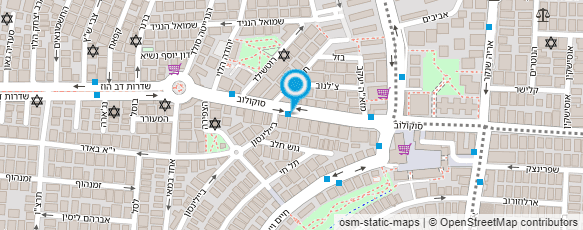 מפת הגעה אל ג'קי נוחות פינוקים