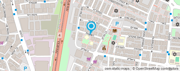 מפת הגעה אל גן גפנים