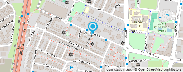 מפת הגעה אל גן דובדבן