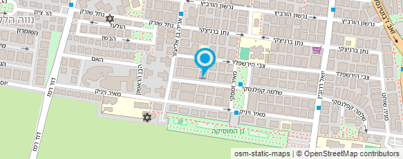 מפת הגעה אל לובה רזובייב - בניית ציפורניים