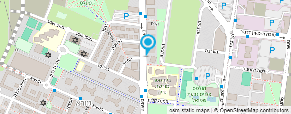 מפת הגעה אל גן דקלים