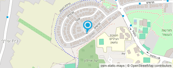 מפת הגעה אל רונן שרביט עיצוב שיער