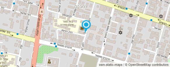 מפת הגעה אל אולפני צילום R-O