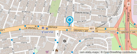 מפת הגעה אל המספרה של אלעד