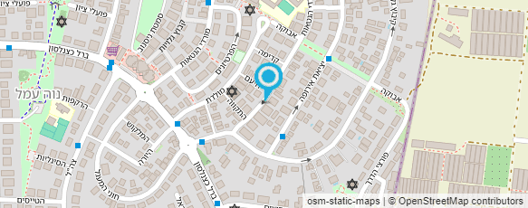 מפת הגעה אל אסף עמוסי עיצוב שיער