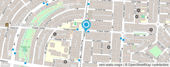 מפת הגעה אל פירות וירקות חן וחסד