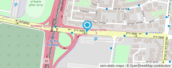 מפת הגעה אל מש-דן תחבורה והיסעים  בע"מ