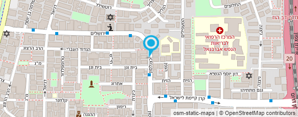 מפת הגעה אל ירקות ופירות מוטי