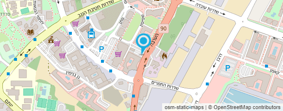 מפת הגעה אל אקווה ספא-משרדים