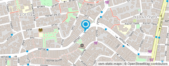 מפת הגעה אל מכבסת גבעתיים