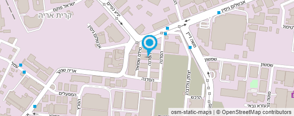 מפת הגעה אל גיל הירש - פתרונות מקצועיים לנגרות