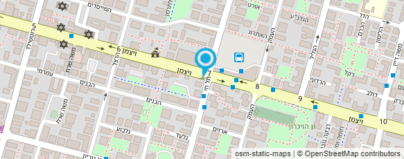 מפת הגעה אל עיצוב שיער ז'נט