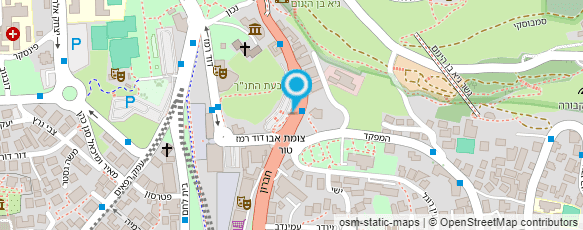 מפת הגעה אל החברה להגנת הטבע-הלשכה לתאום טיולים