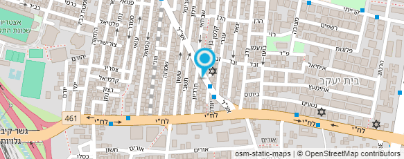 מפת הגעה אל קינג דויד שירותי ניקיון