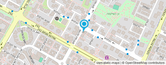 מפת הגעה אל אלכס עיצוב שיער