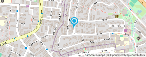 מפת הגעה אל ד"ר שגב דוד