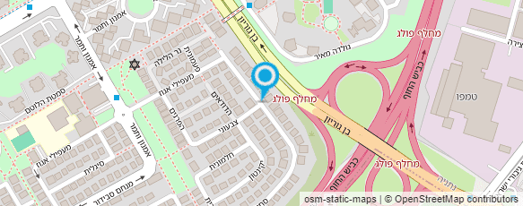 מפת הגעה אל ד"ר פיירשטיין מרינה