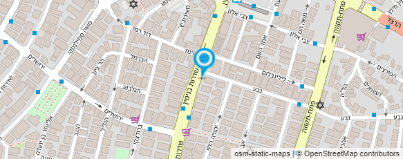 מפת הגעה אל עיצוב שיער איציק