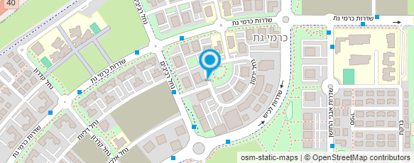 מפת הגעה אל אדיר- עיצוב עצים וגיזום