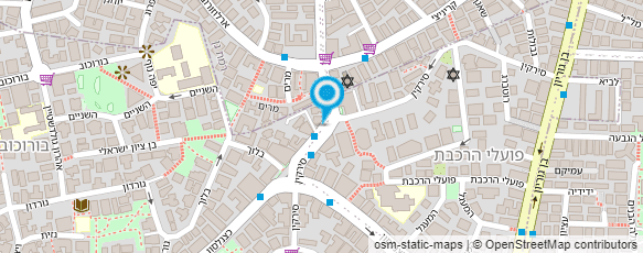 מפת הגעה אל יוסי לוי איפור ושיער