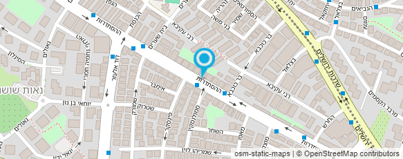 מפת הגעה אל אבי מעצב שיער