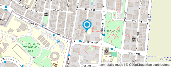 מפת הגעה אל גן כלנית