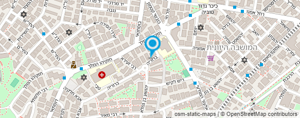 מפת הגעה אל יהודה שושן עיצוב שיער