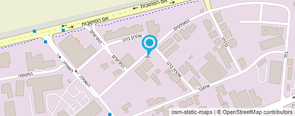 מפת הגעה אל אלומיניום משה מודיעין בע"מ