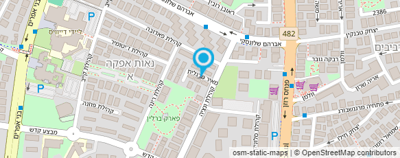 מפת הגעה אל חלוקים בשלל צבעים