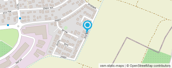 מפת הגעה אל סטודיו נועם - עיצוב גרפי