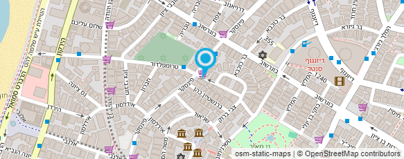 מפת הגעה אל גן ירקות ופירות