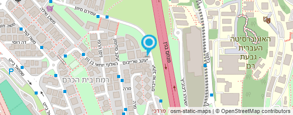 מפת הגעה אל א.מ. גדליה עבודות בניית אבן