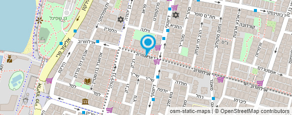 מפת הגעה אל ליאו שטיינברג עיצוב שיער מפת הגעה אל ליאו שטיינברג עיצוב שיער