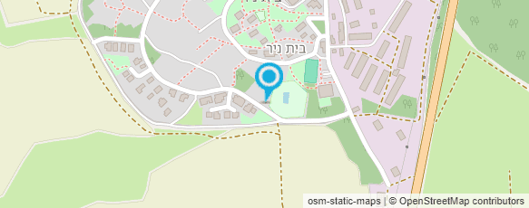 מפת הגעה אל דני פורת-בית ספר למצילים