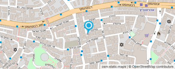 מפת הגעה אל ד"ר מיכל שאינסקי ילדים