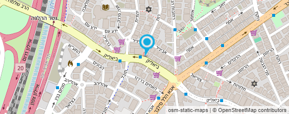 מפת הגעה אל המספרה