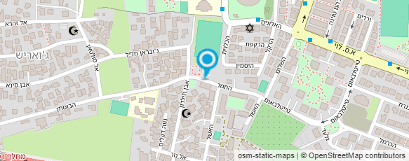 מפת הגעה אל א.י  משאבות חול