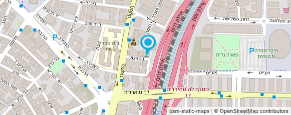 מפת הגעה אל דודי מליץ יחסי ציבור