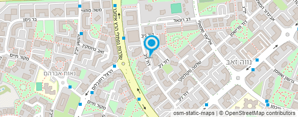 מפת הגעה אל בן אדרי עיצוב גבות